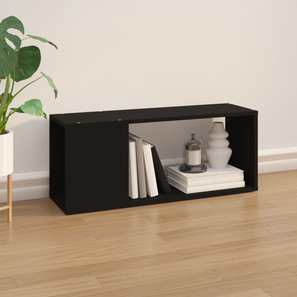 vidaXL TV stolek černý 80 x 24 x 32 cm dřevotříska