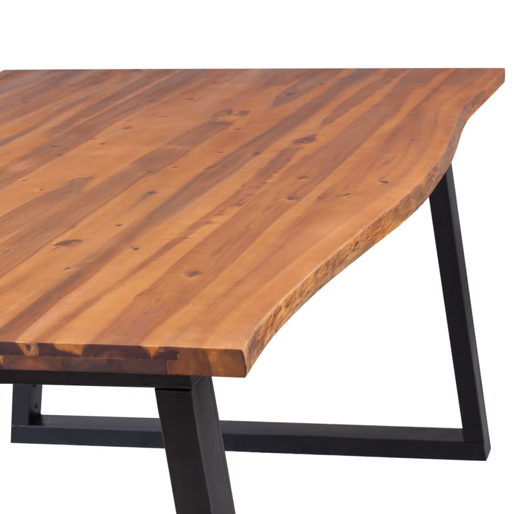 vidaXL Jídelní stůl z masivního akáciového dřeva 200x90 cm