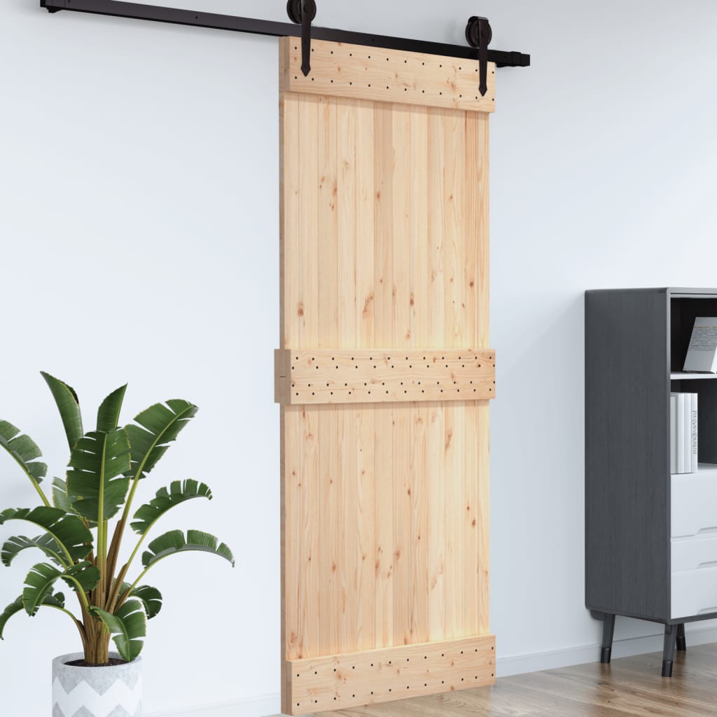 vidaXL Dveře NARVIK 70 x 210 cm masivní borové dřevo