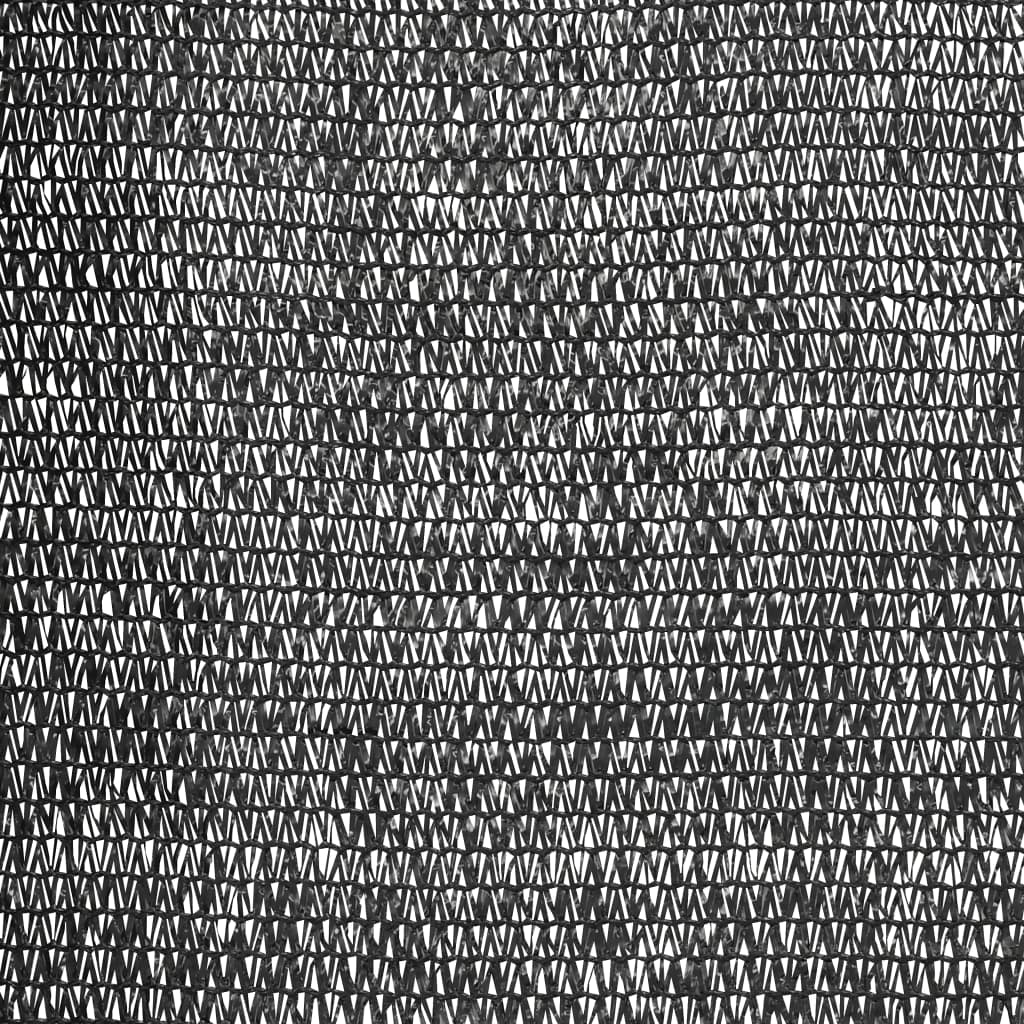 vidaXL Stínící tkanina černá 1,2 x 10 m HDPE 150 g/m²