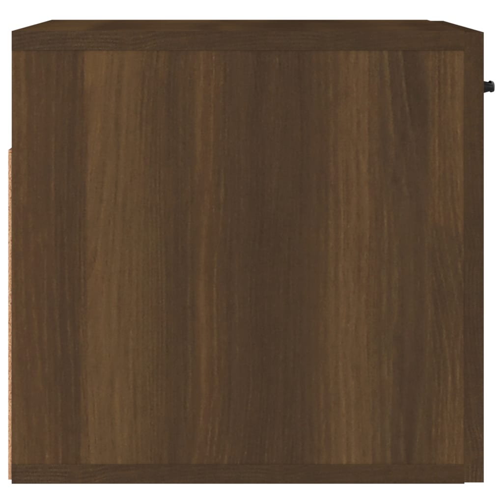 vidaXL Nástěnná skříňka hnědý dub 80 x 36,5 x 35 cm kompozitní dřevo