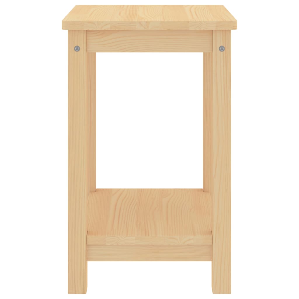 vidaXL Noční stolek světlé dřevo 35 x 30 x 47 cm masivní borové dřevo