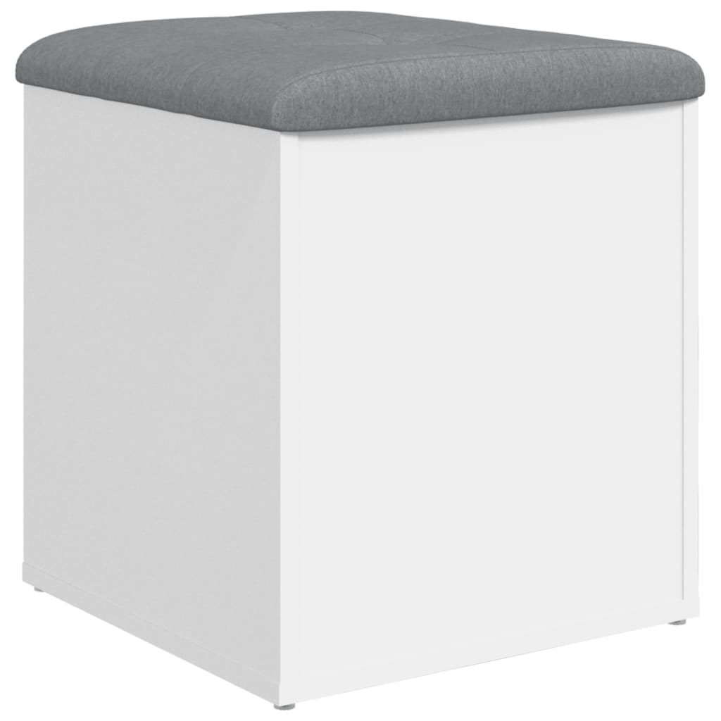vidaXL Úložná lavice bílá 42 x 42 x 45 cm kompozitní dřevo