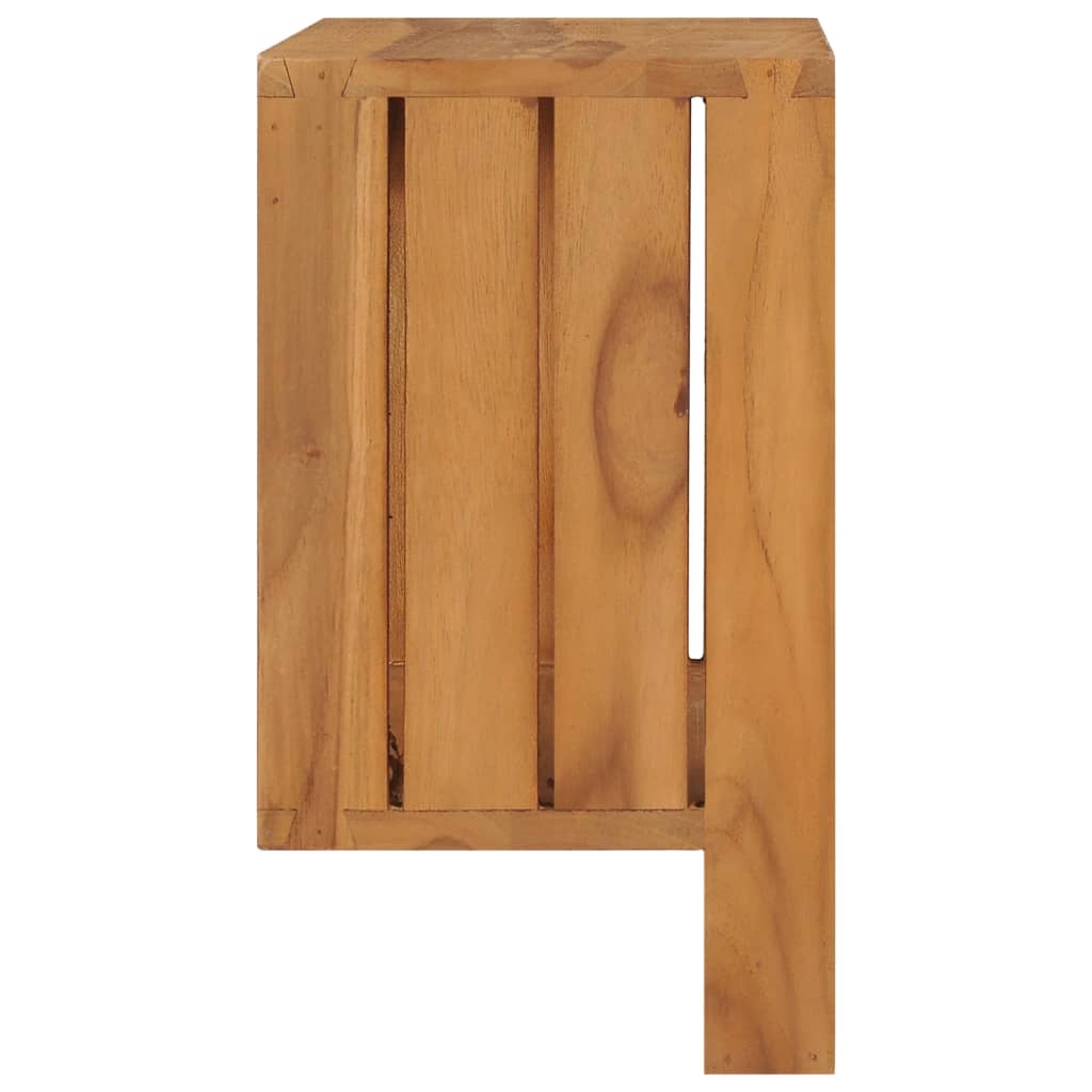 vidaXL Nástěnný věšák na ručníky 35 x 20 x 35 cm masivní teakové dřevo