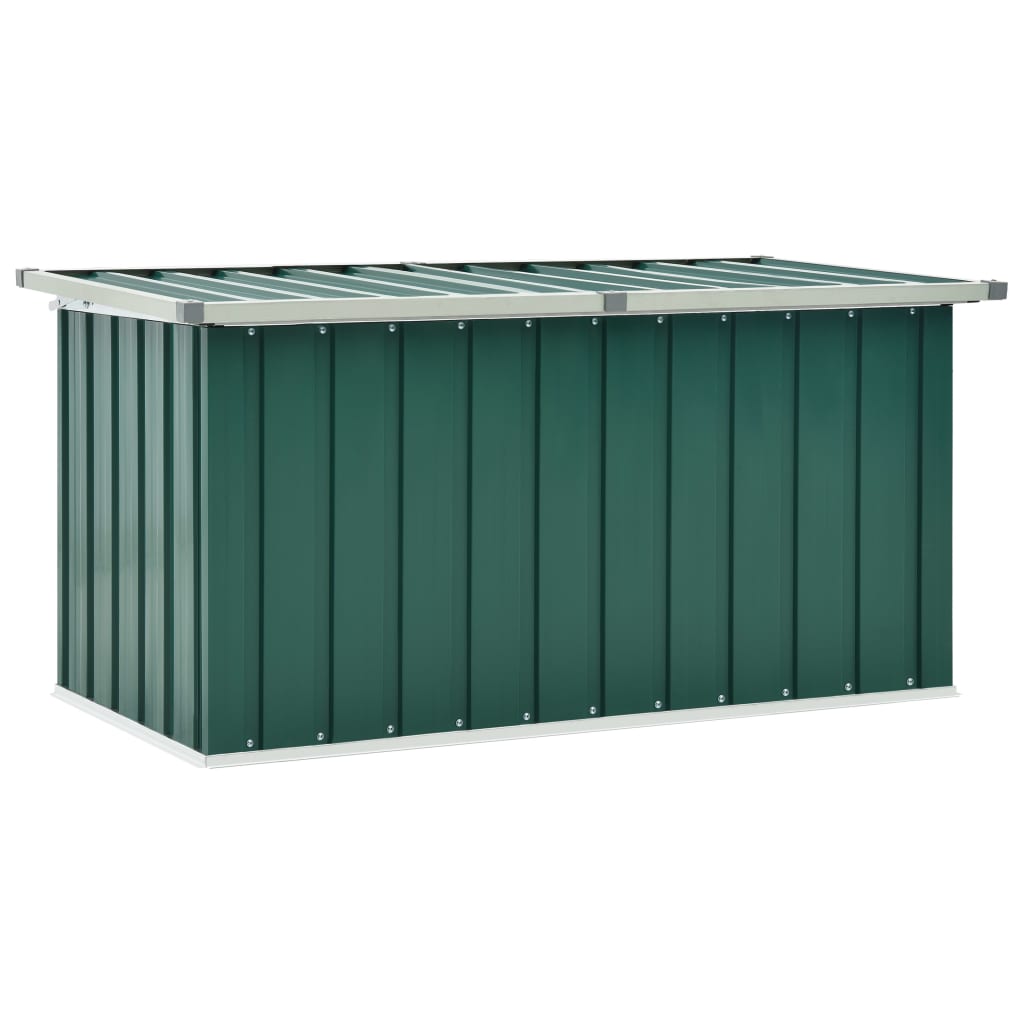 vidaXL Zahradní úložný box zelený 129 x 67 x 65 cm