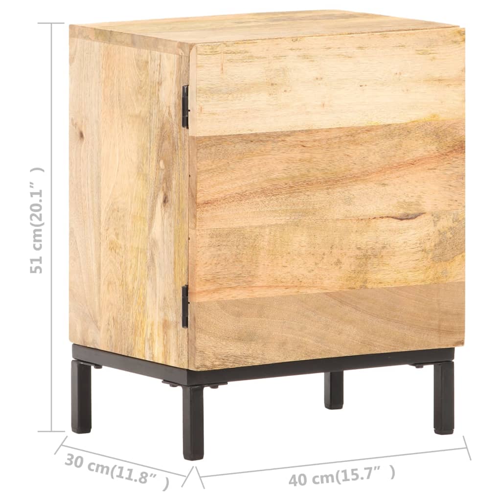 vidaXL Noční stolek 40 x 30 x 51 cm masivní mangovníkové dřevo