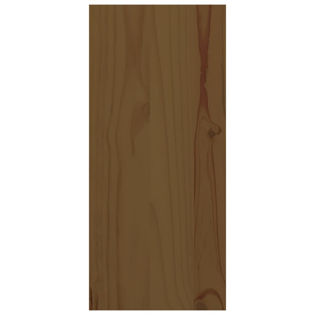 vidaXL Skříňka na víno medově hnědá 56 x 25 x 56 cm masivní borovice