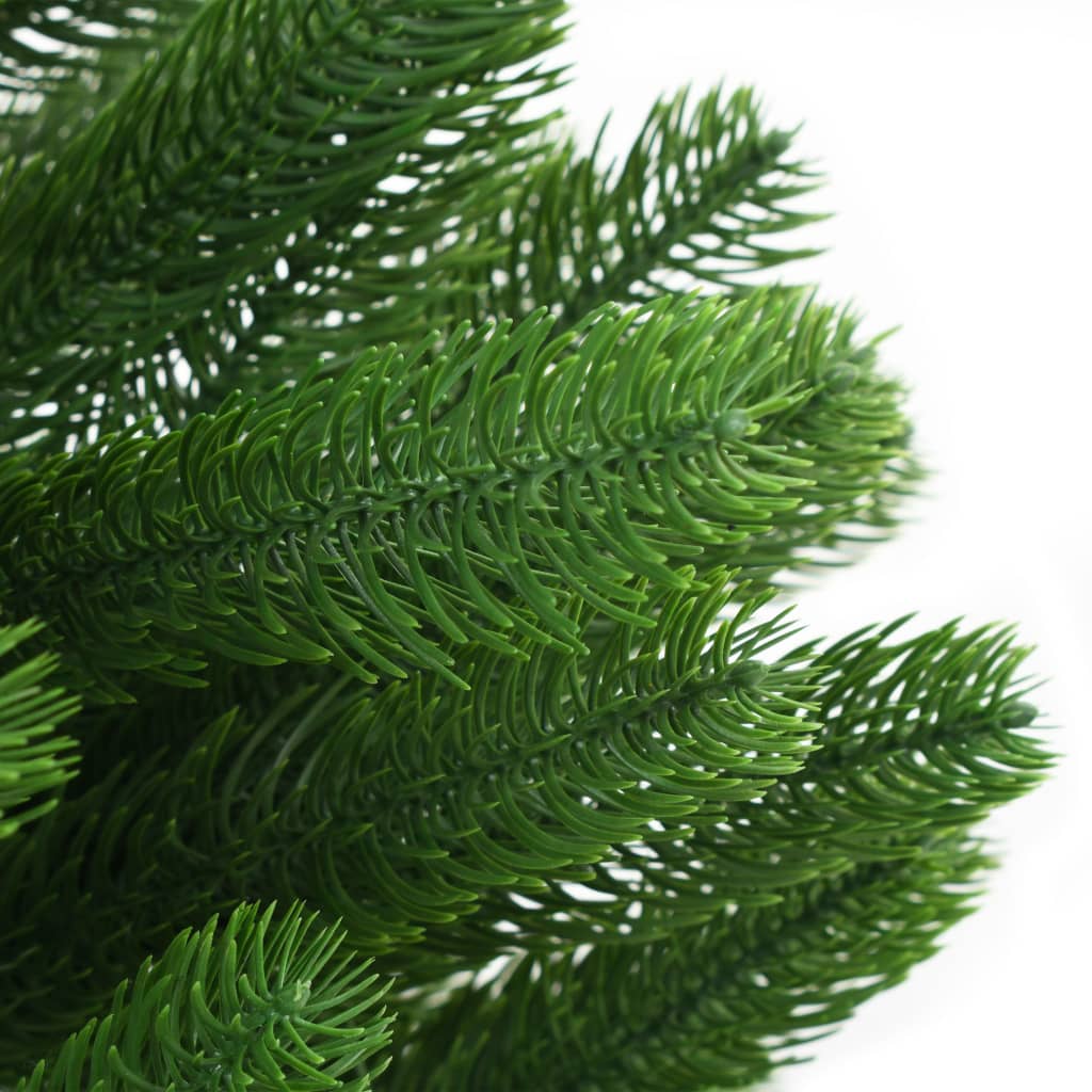 vidaXL Umělý vánoční stromek s realistickým jehličím 210 cm zelený