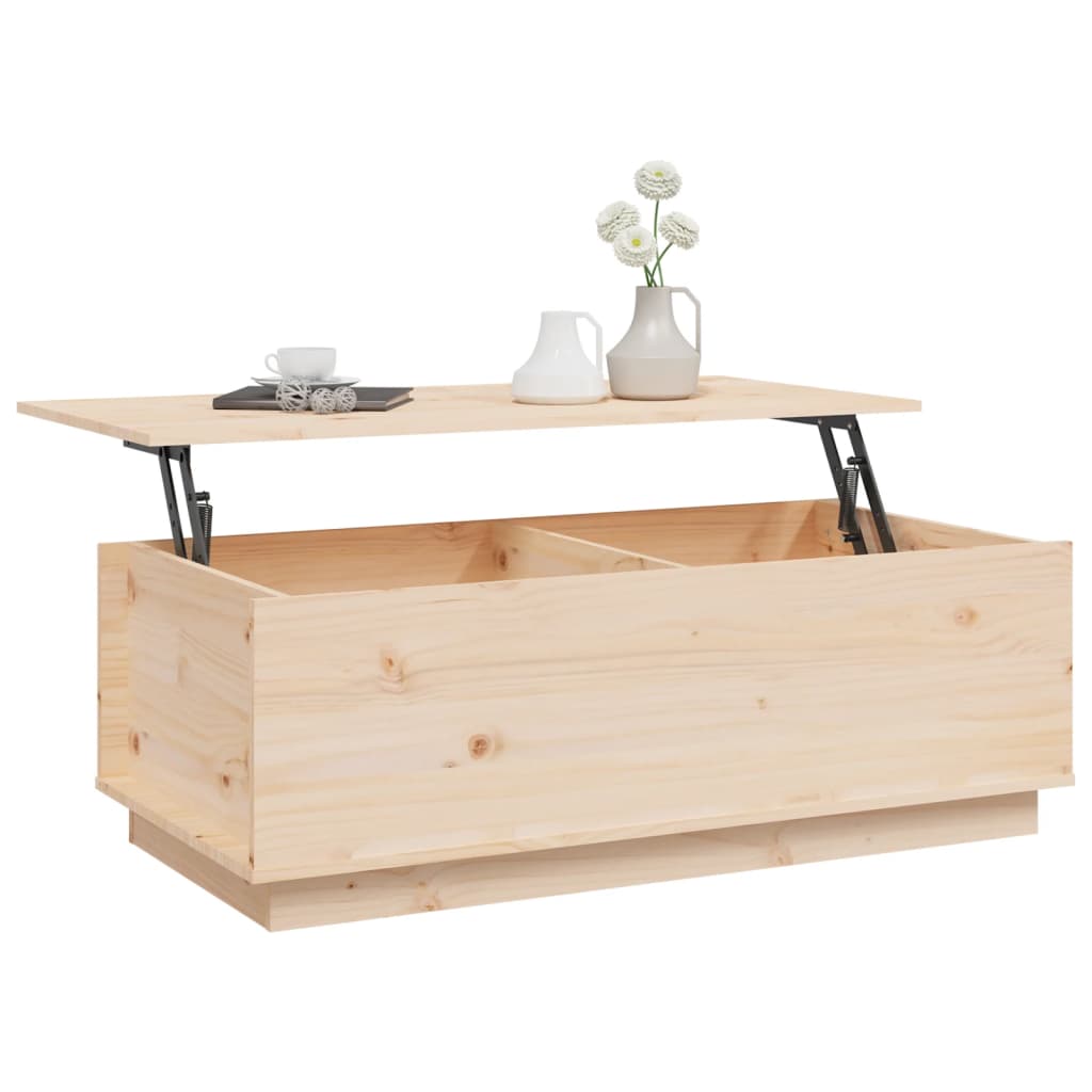 vidaXL Konferenční stolek 100x50x35 cm masivní borové dřevo
