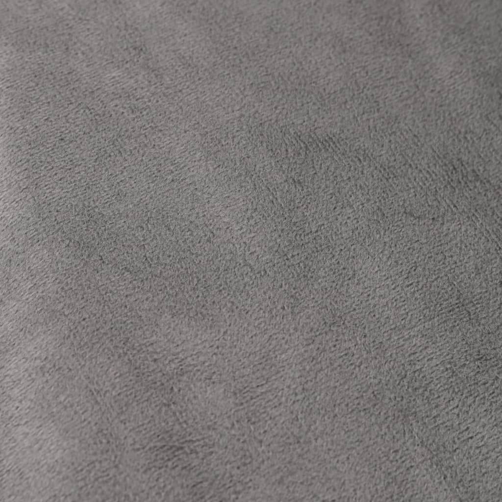 vidaXL Zátěžová deka s povlečením šedá 120 x 180 cm 5 kg textil