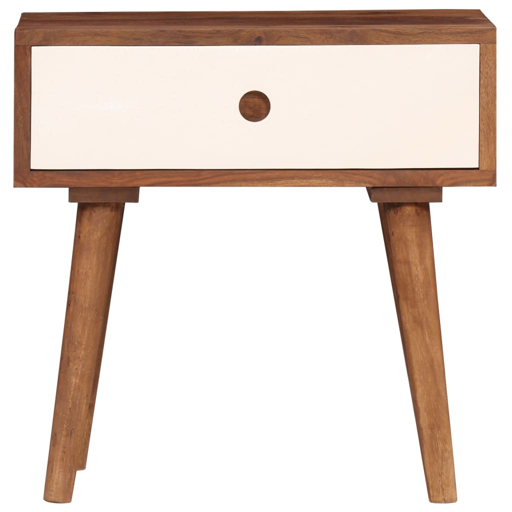 vidaXL Noční stolek 45 x 30 x 45 cm masivní sheeshamové dřevo