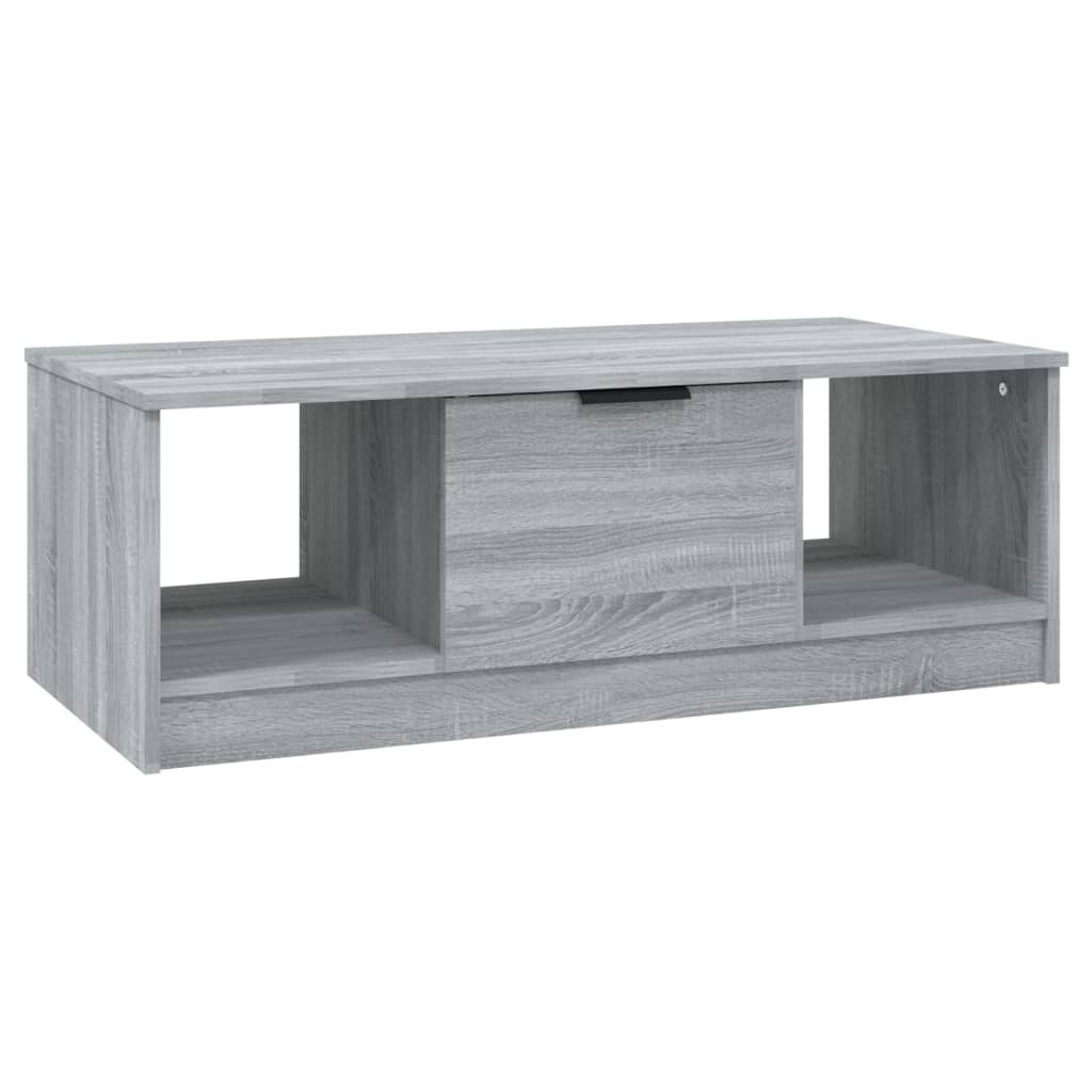 vidaXL Konferenční stolek šedý sonoma 102x50x36 cm kompozitní dřevo