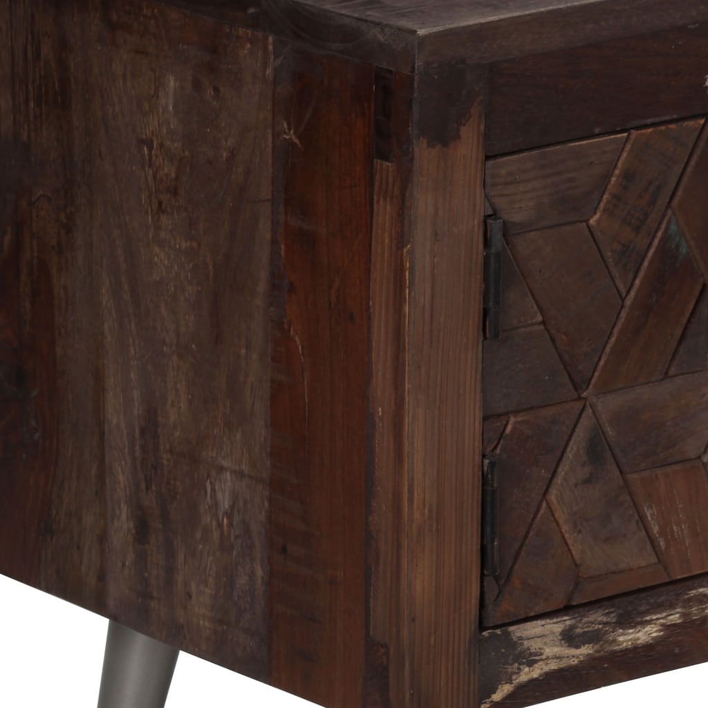 vidaXL TV stolek masivní recyklované dřevo 140 x 30 x 45 cm
