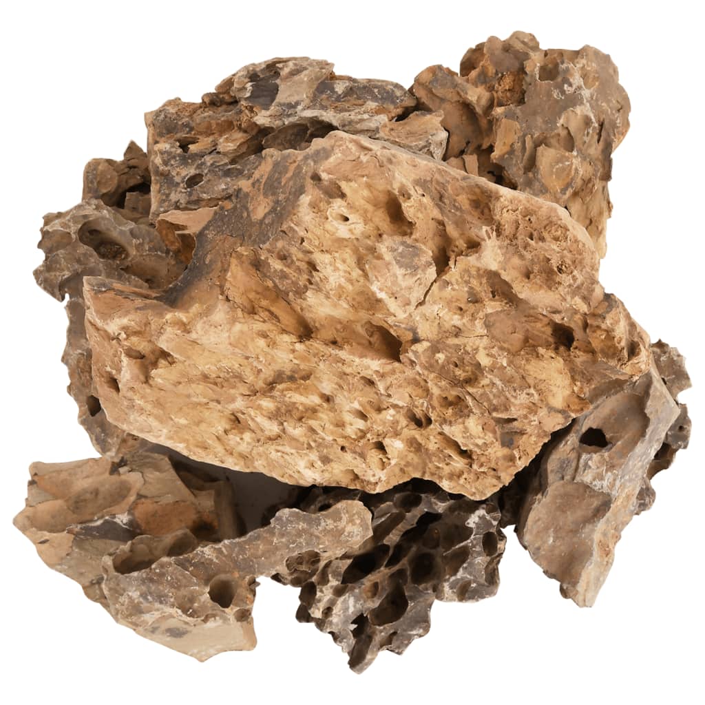 vidaXL Dračí kameny 10 kg hnědé 5–30 cm