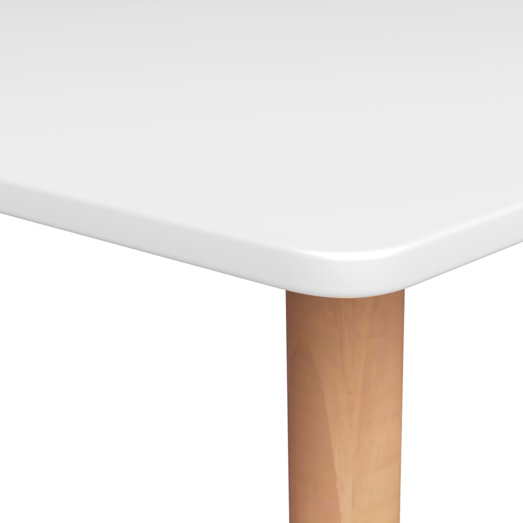 vidaXL Barový stůl bílý 120 x 60 x 105 cm
