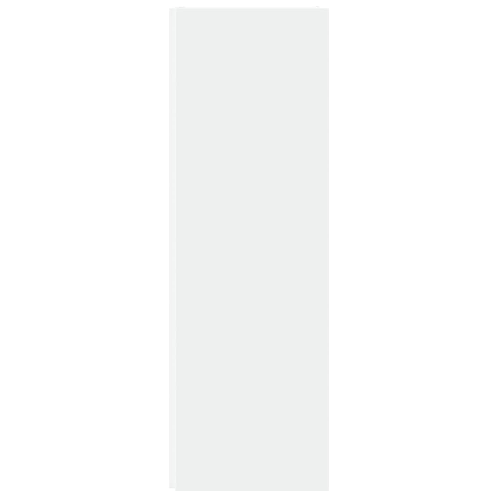 vidaXL Rohová skříňka bílá 33 x 33 x 100 cm dřevotříska