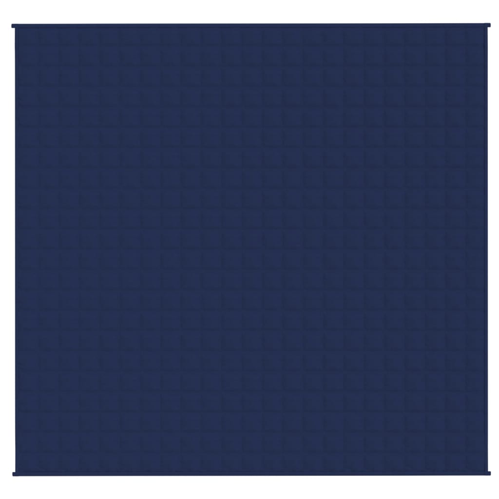 vidaXL Zátěžová deka modrá 220 x 230 cm 15 kg textil