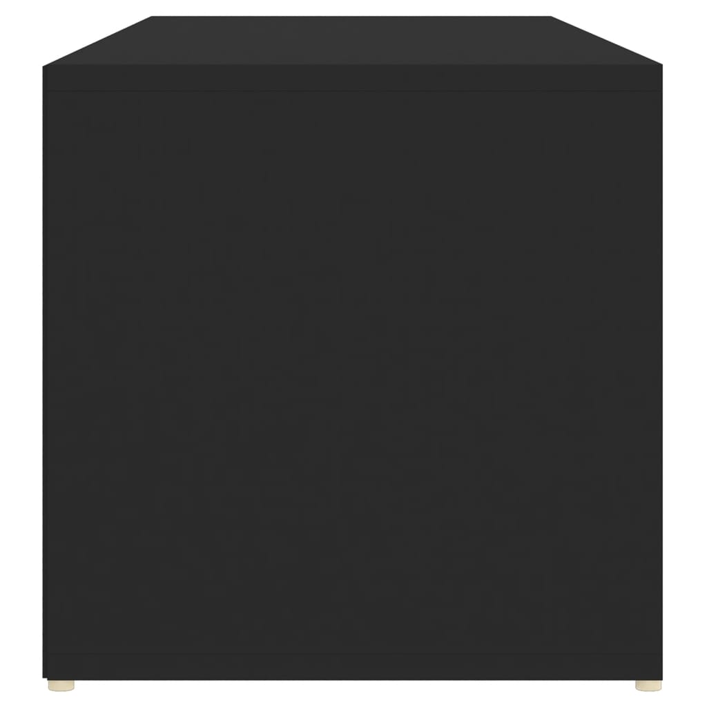 vidaXL Botníková lavice černá 105 x 35 x 35 cm dřevotříska