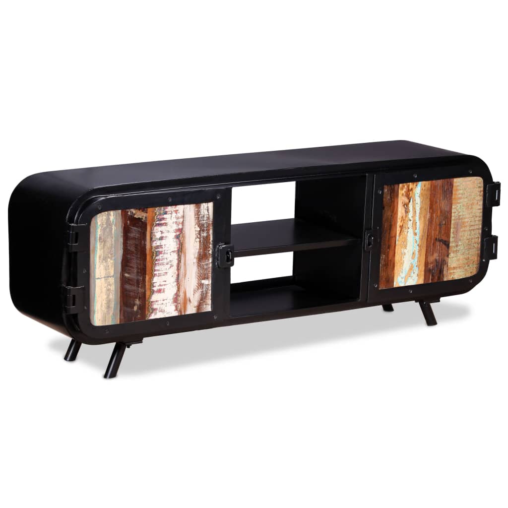 vidaXL TV stolek recyklované dřevo 120 x 30 x 45 cm
