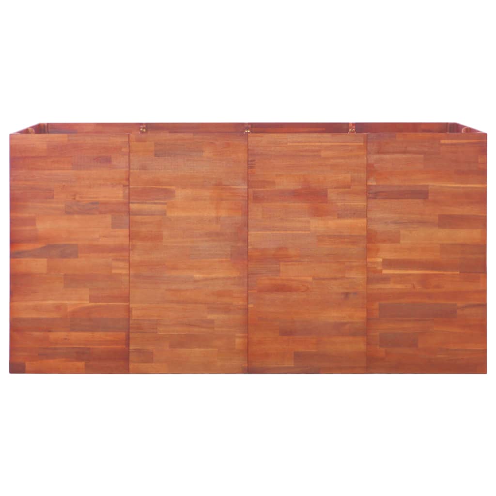 vidaXL Vyvýšený záhon akáciové dřevo 200 x 50 x 100 cm