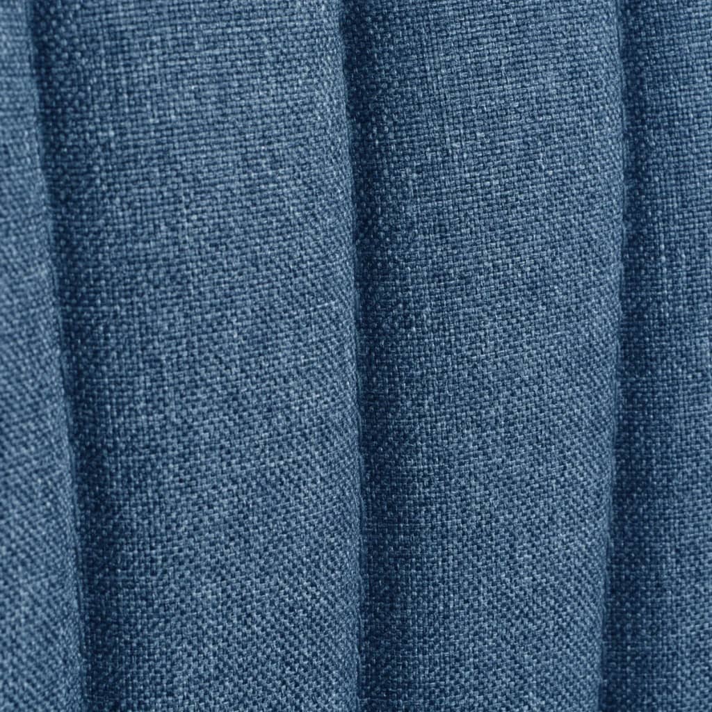 vidaXL Koktejlová židle modrá textil