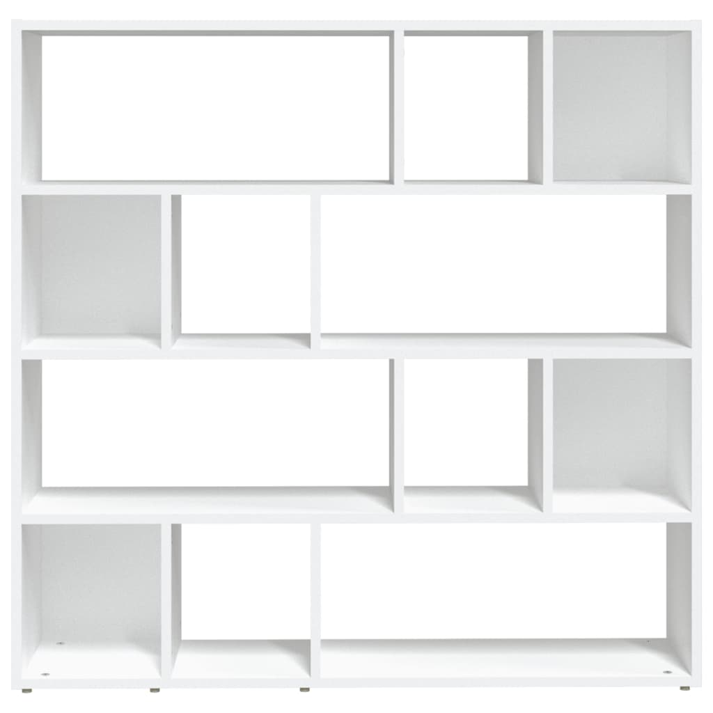 vidaXL Knihovna / dělicí stěna bílá 105 x 24 x 102 cm