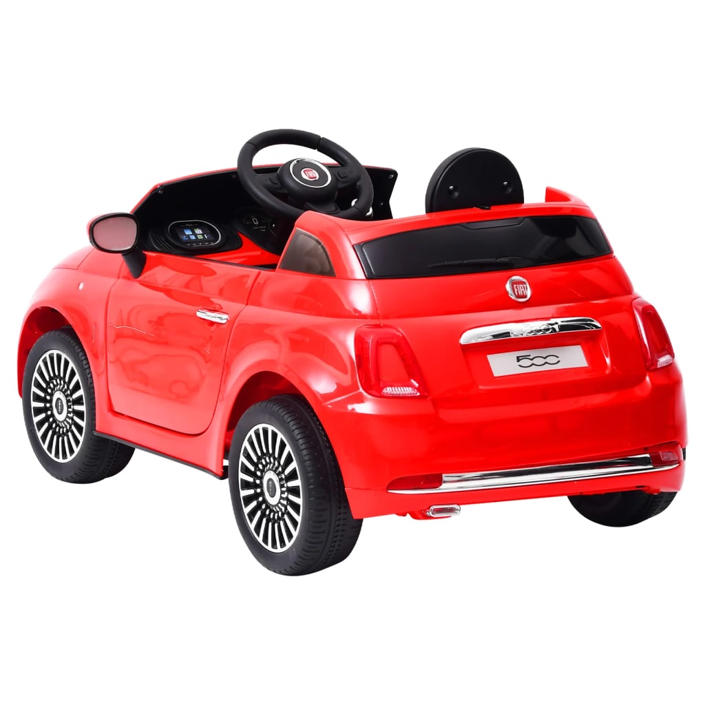 vidaXL Dětské elektrické auto Fiat 500 červené
