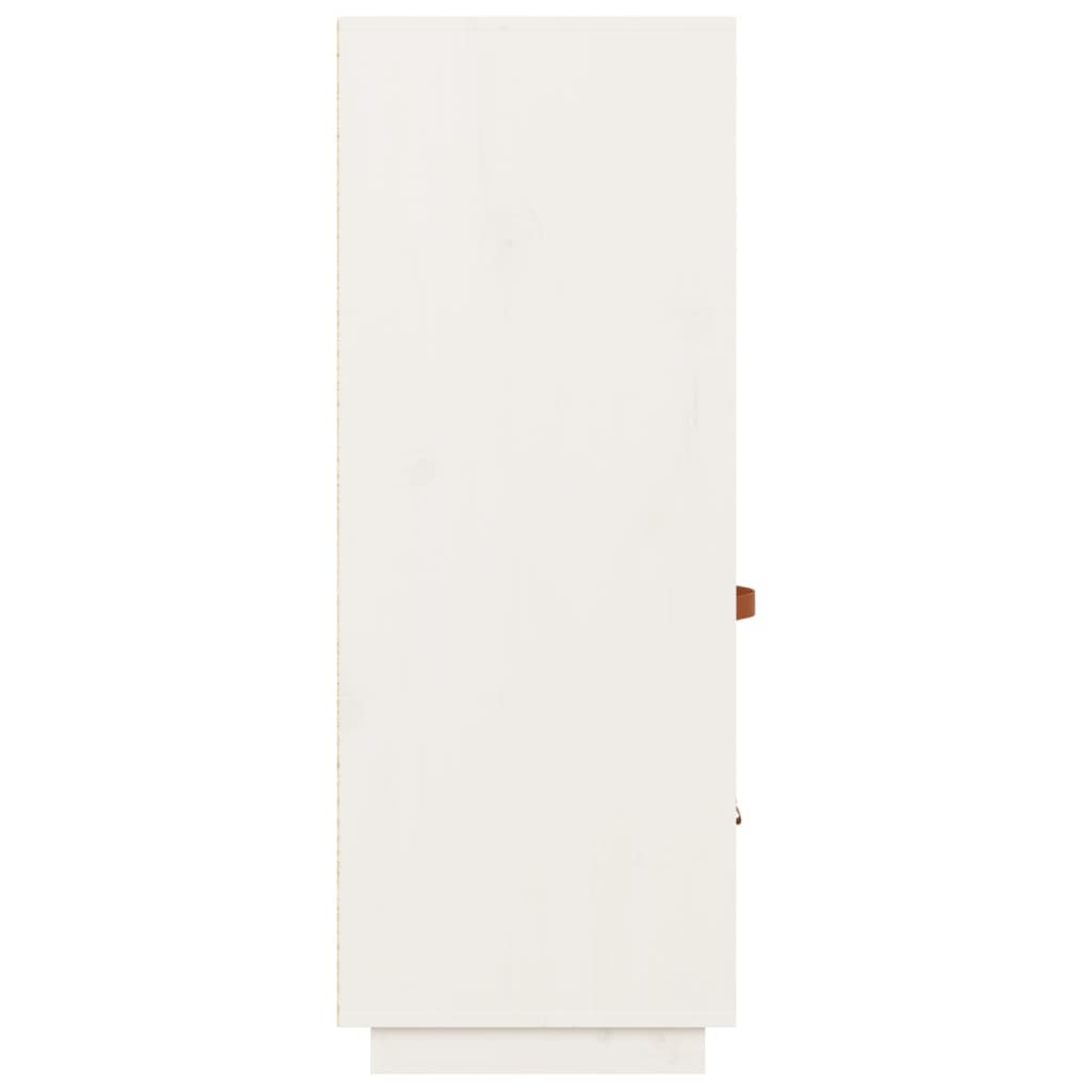 vidaXL Skříň highboard bílá 67 x 40 x 108,5 cm masivní borové dřevo