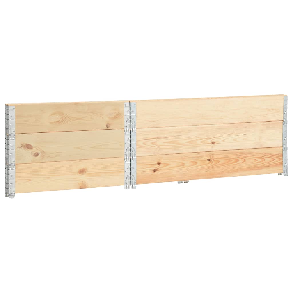 vidaXL Vyvýšené záhony 3 ks 100 x 150 cm masivní borové dřevo