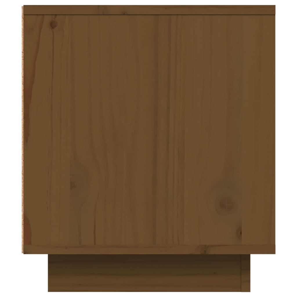 vidaXL TV skříňka medově hnědá 80x35x40,5 cm masivní borové dřevo
