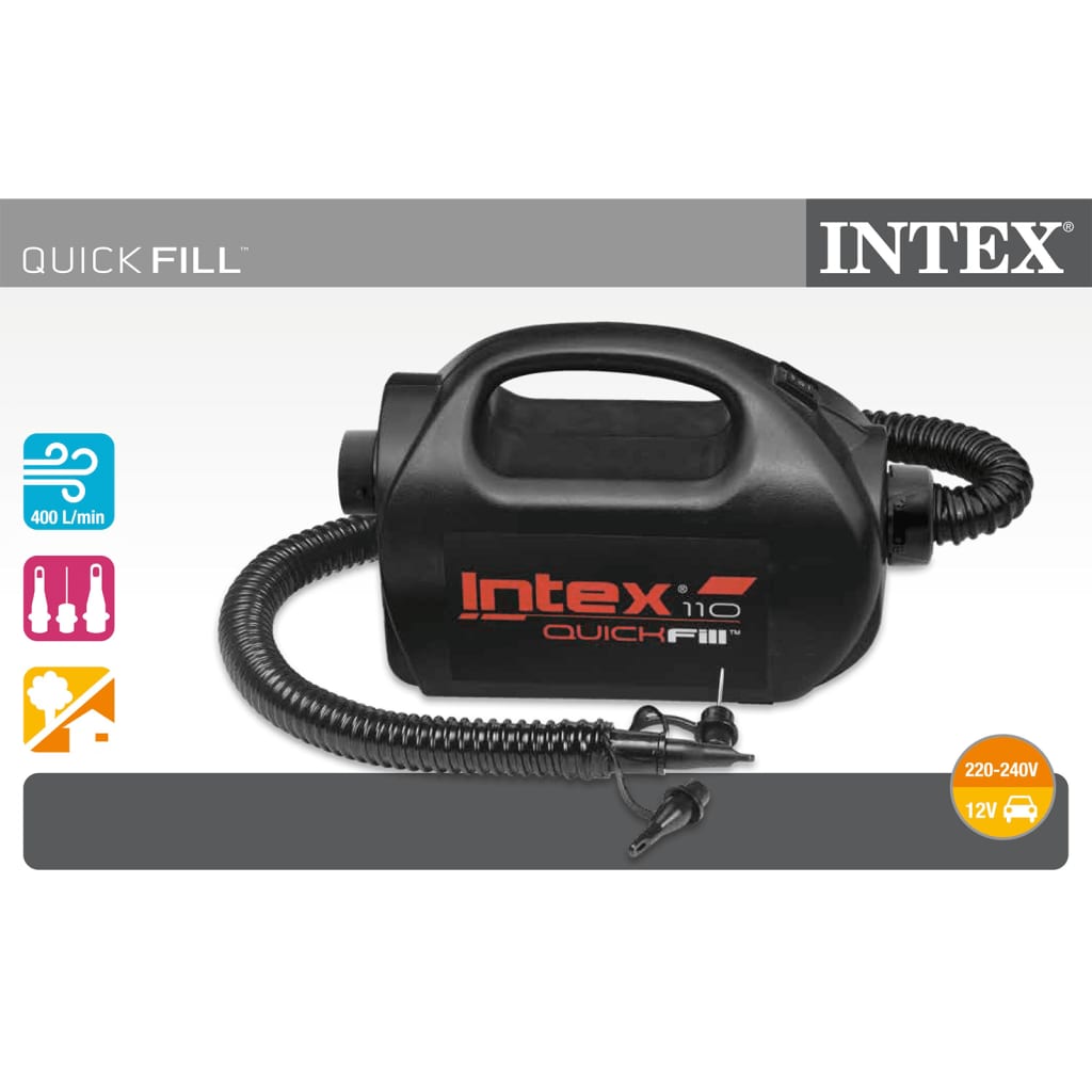 Intex Elektrická pumpa Quick-Fill High PSI 220–240 V 68609