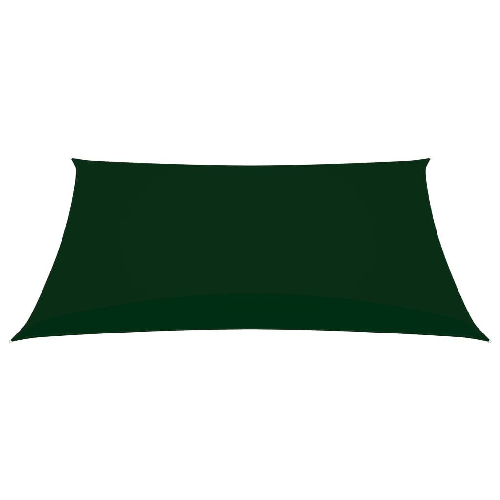 vidaXL Stínící plachta oxfordská látka obdélníková 3,5x5m tmavě zelená