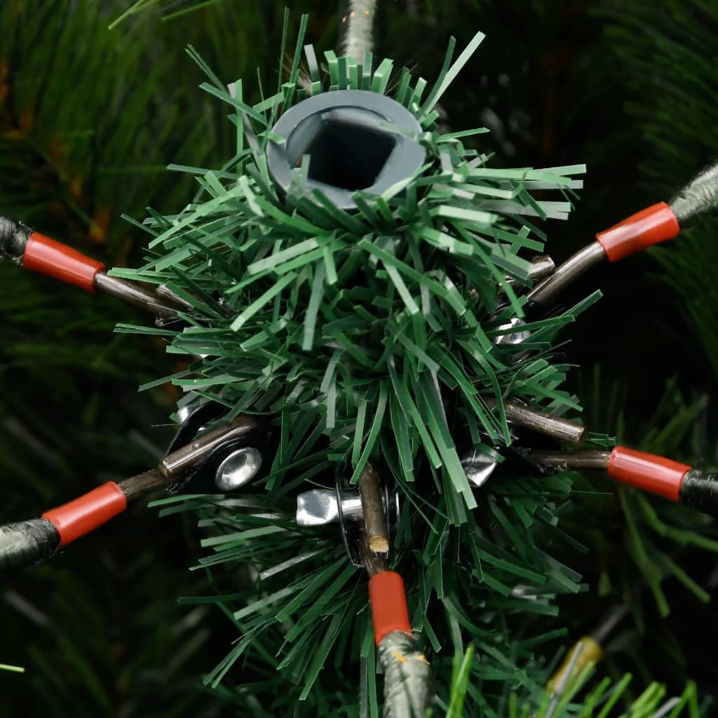 vidaXL Umělý sklápěcí vánoční stromek se sněhem 150 cm