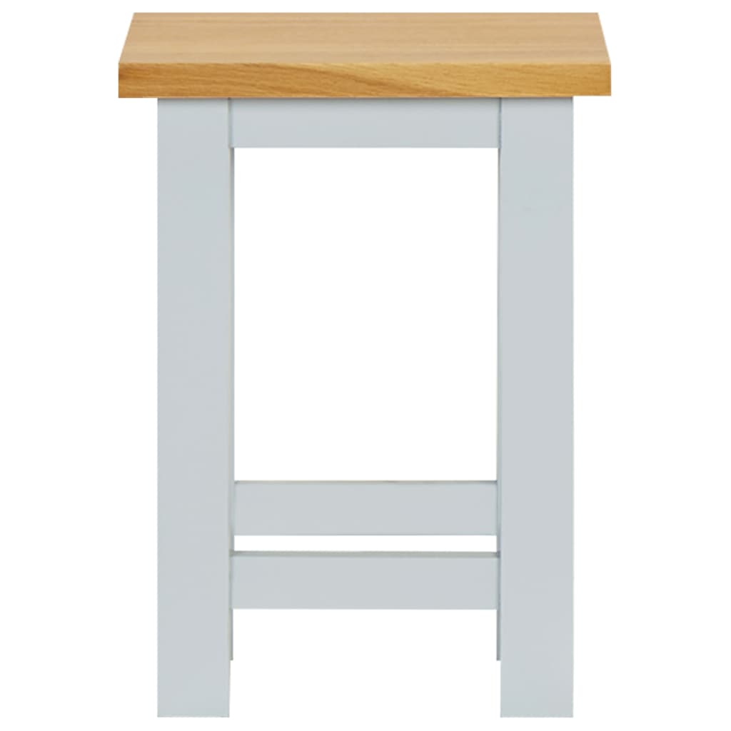 vidaXL Koncový stolek 27 x 24 x 37 cm masivní dubové dřevo
