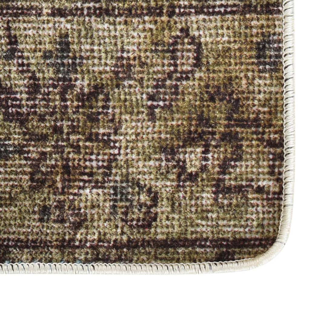 vidaXL Koberec pratelný patchwork vícebarevný 120x170 cm protiskluzový