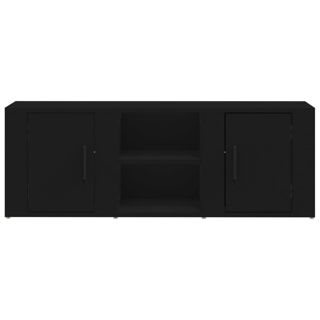 vidaXL TV skříňka černá 100x31,5x35 cm kompozitní dřevo