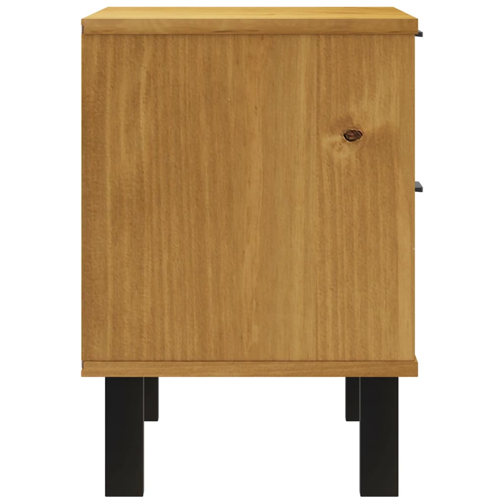 vidaXL Noční stolek FLAM 49 x 35 x 50 cm masivní borové dřevo