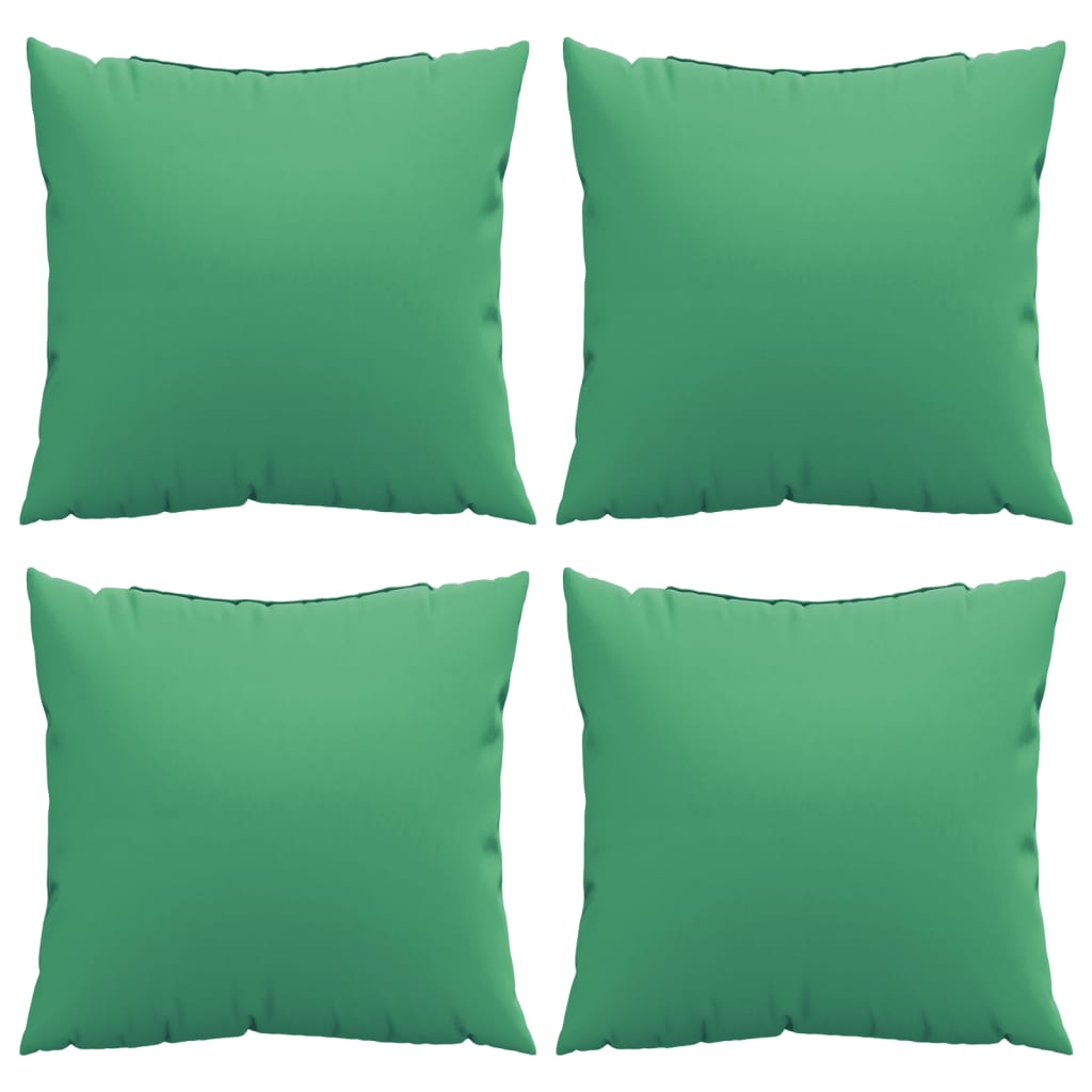 vidaXL Dekorační polštáře 4 ks zelené 40 x 40 cm textil