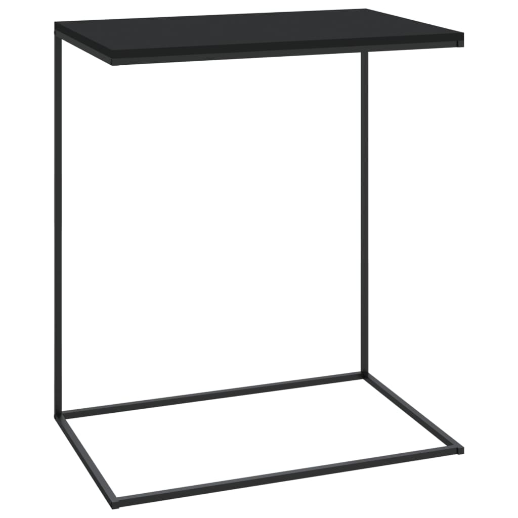 vidaXL Odkládací stolek černý 55 x 35 x 66 cm kompozitní dřevo