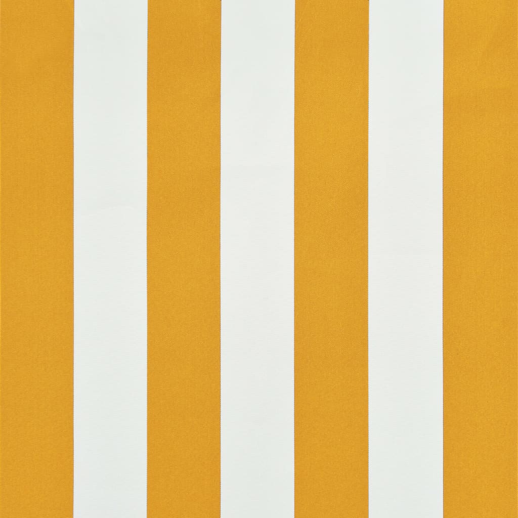 vidaXL Zatahovací markýza žluto-bílá 200 x 150 cm