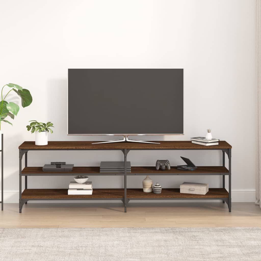 vidaXL TV skříňka hnědý dub 160 x 30 x 50 cm kompozitní dřevo