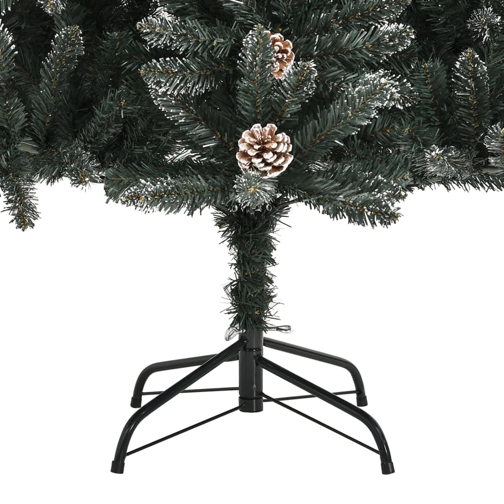 vidaXL Umělý vánoční stromek se stojanem zelený 180 cm PVC