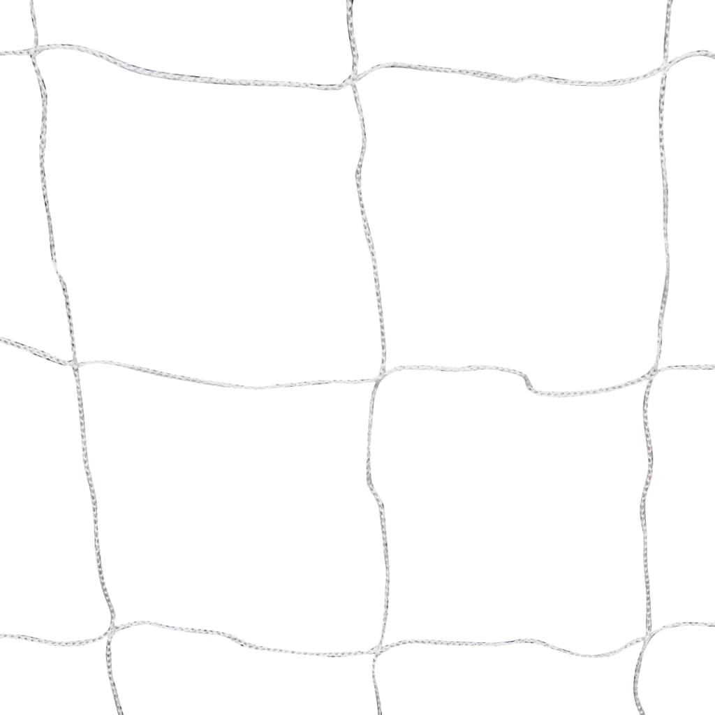 vidaXL Fotbalové branky 2 ks se sítí 182 x 61 x 122 cm ocelové bílé