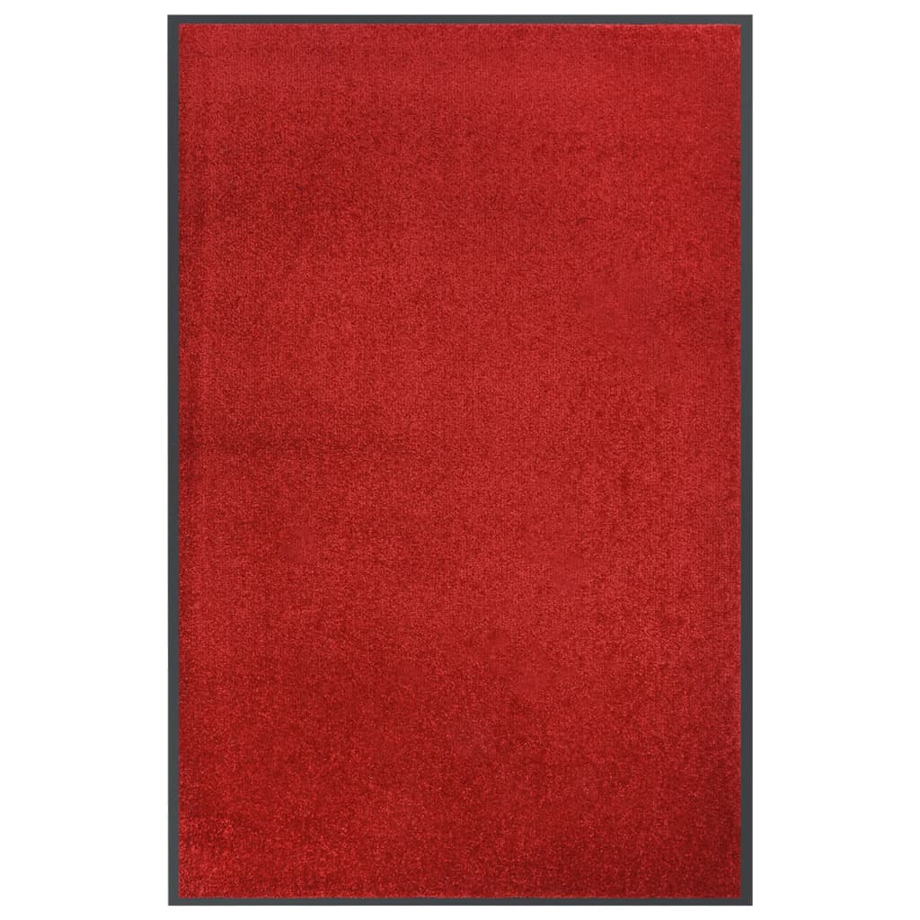 vidaXL Rohožka červená 80 x 120 cm