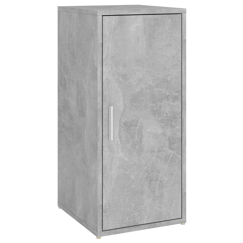 vidaXL Botník betonově šedý 32 x 35 x 70 cm dřevotříska