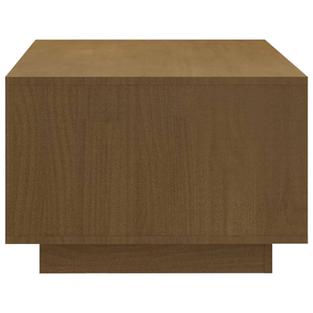 vidaXL Konferenční stolek medově hnědý 110x50x33,5 cm masivní borovice