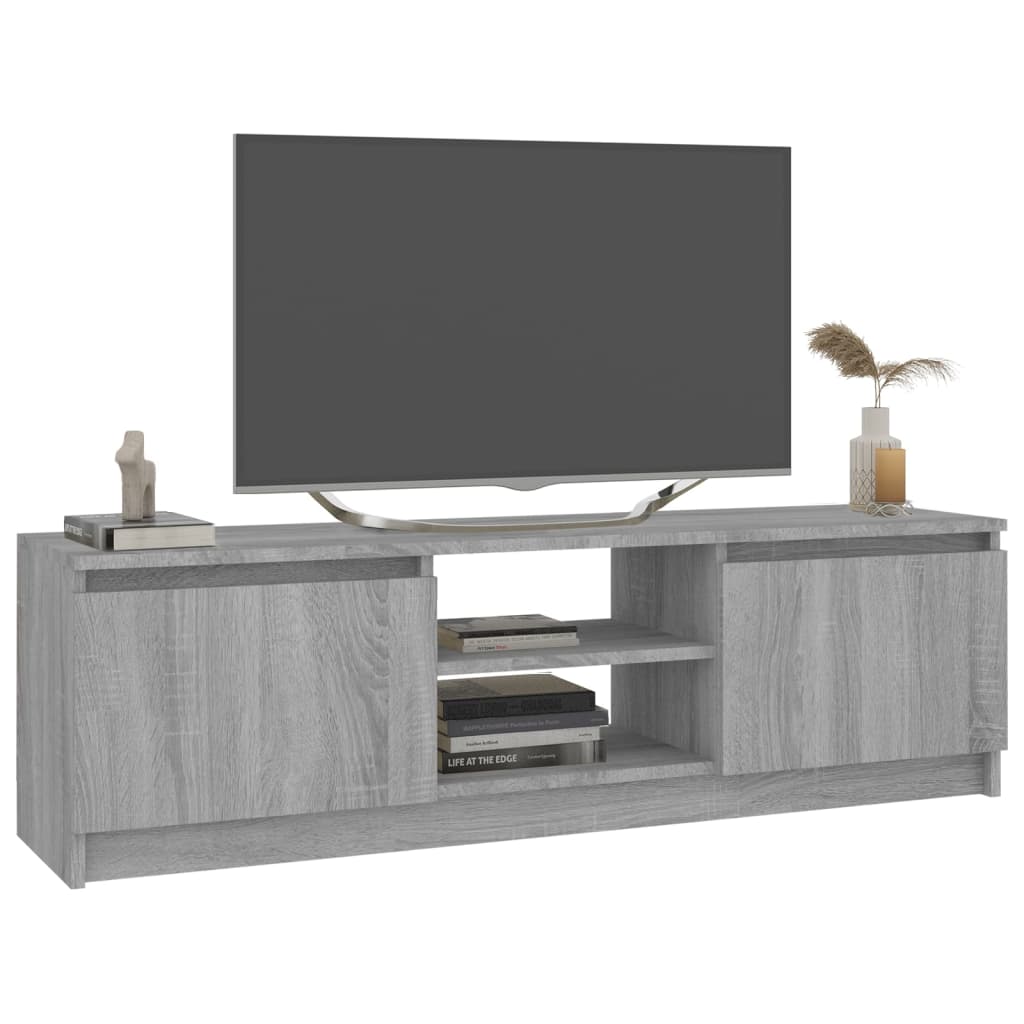 vidaXL TV skříňka šedá sonoma 120 x 30 x 35,5 cm kompozitní dřevo