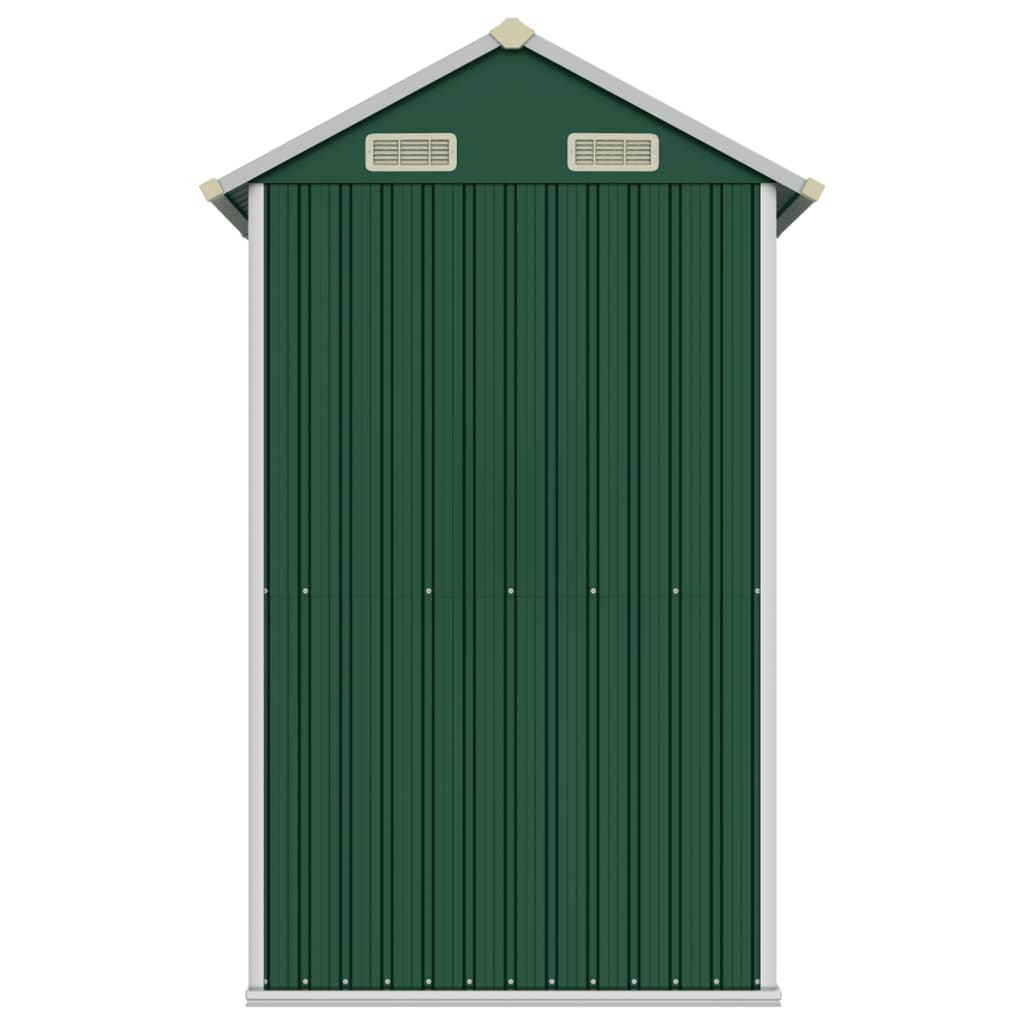 vidaXL Zahradní kůlna zelená 192 x 152,5 x 237 cm pozinkovaná ocel
