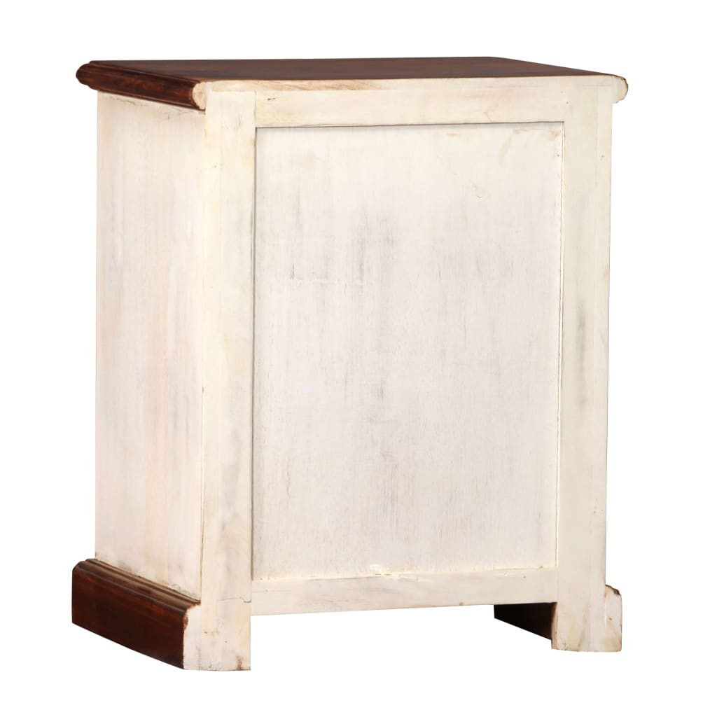 vidaXL Noční stolek, masivní sheesham a mangovník, 30 x 40 x 50 cm