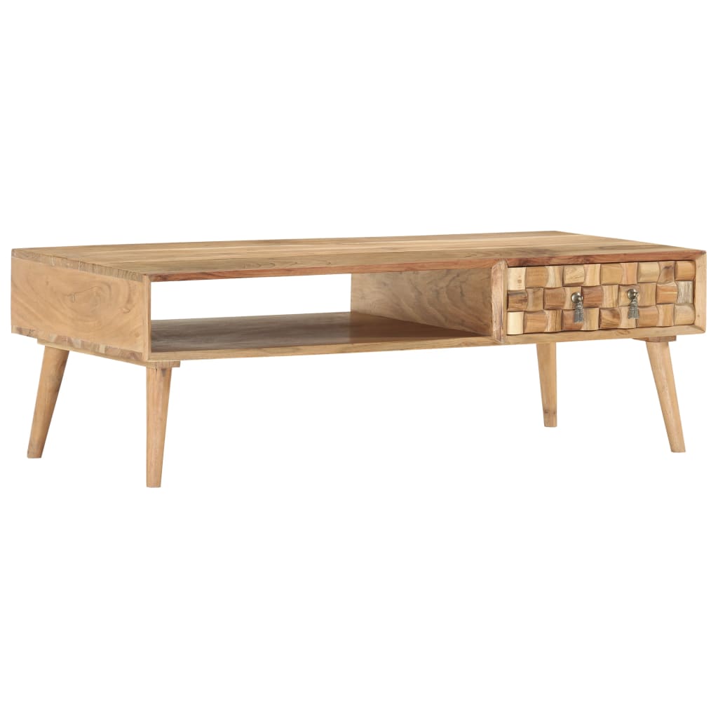vidaXL Konferenční stolek 110 x 50 x 35 cm masivní akáciové dřevo